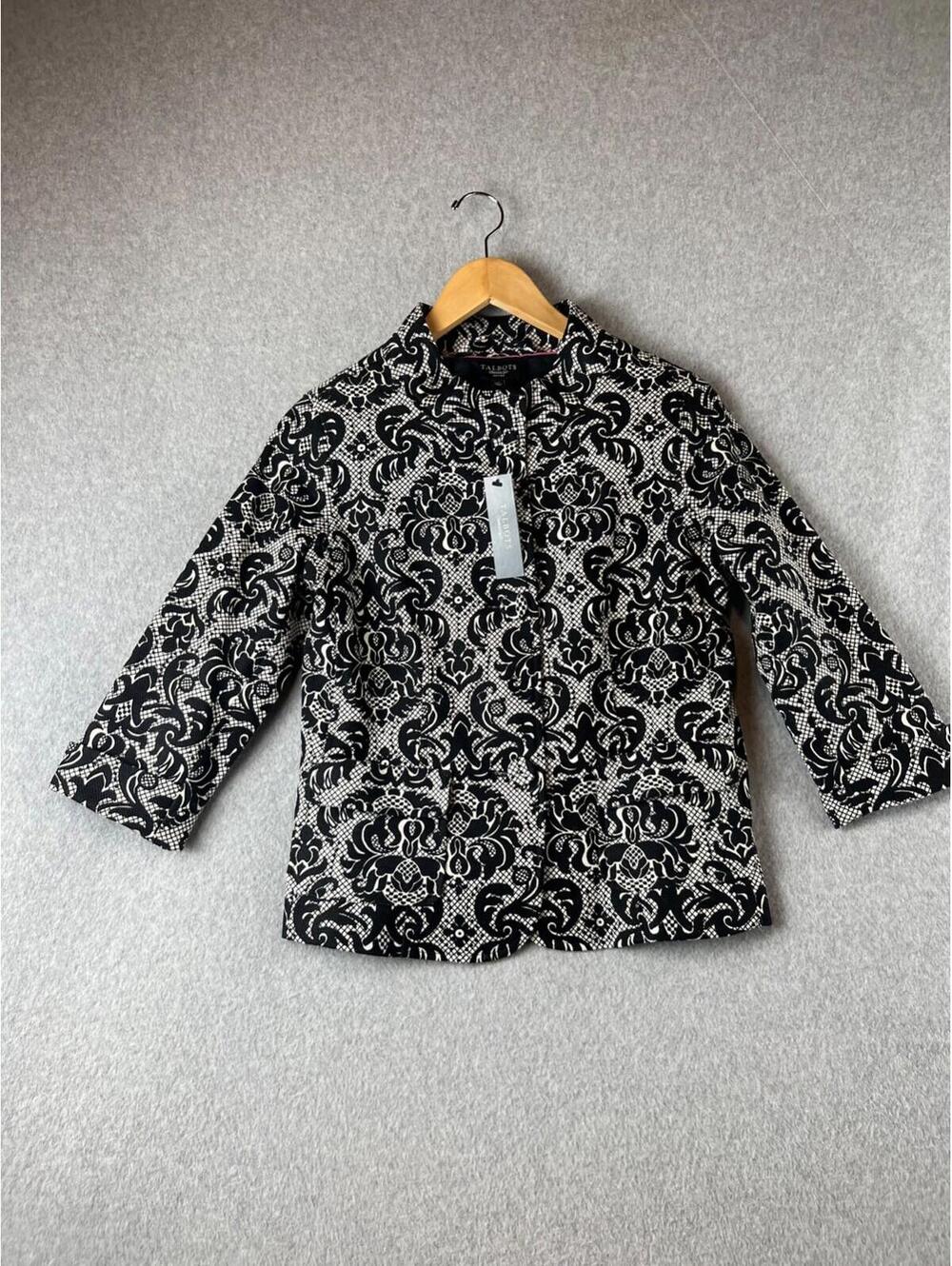 Talbots Blazer Jacket Womens Size 4 Petites Victorian Elegant Event Formal